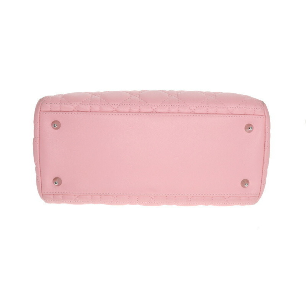 Dior Bag Lambskin Medium Pink Lady Cannage Hardware - Picture 5 of 16